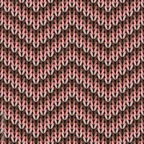 Knitted background pattern wallpaper knitting decorative print handmade textile knitting handiwork	
