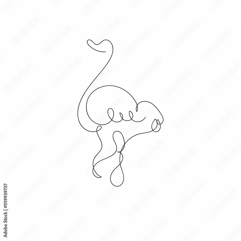 Fototapeta premium vector illustration of an elephant