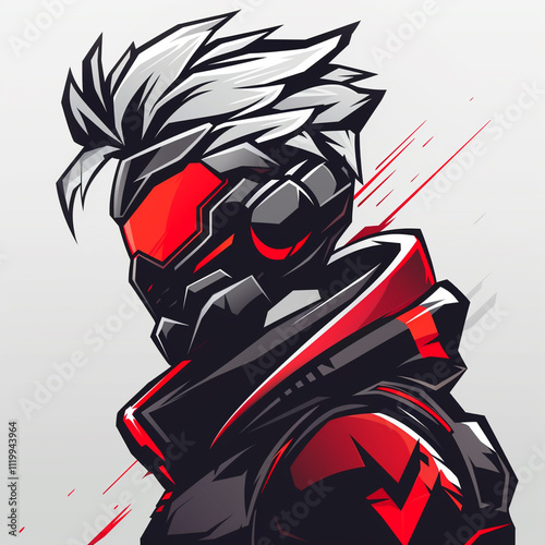 Gaming logo avatar for a gaming streamer or blogger channel