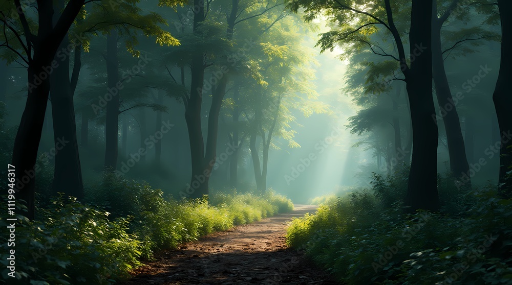 Obraz premium I have a forest, and it is my home, I live in it all my life