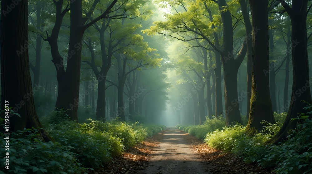 Fototapeta premium I have a forest, and it is my home, I live in it all my life