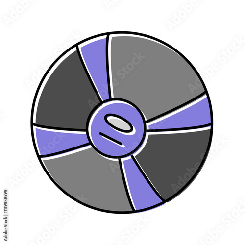 medicine ball fitness tool color icon vector. medicine ball fitness tool sign. isolated symbol illustration