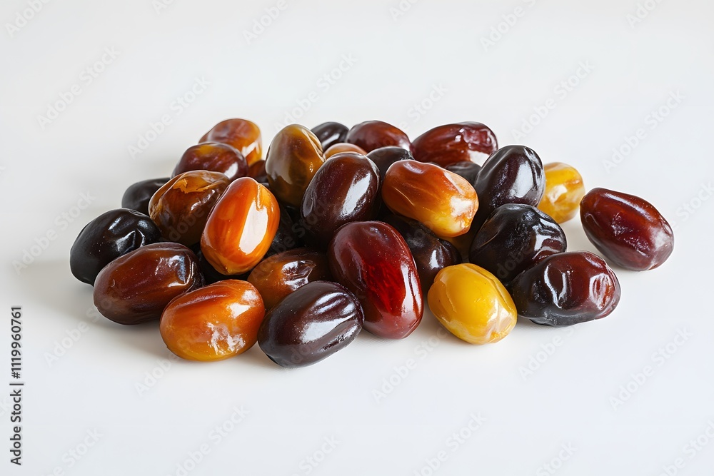 Dates on White Background Dates on White Background