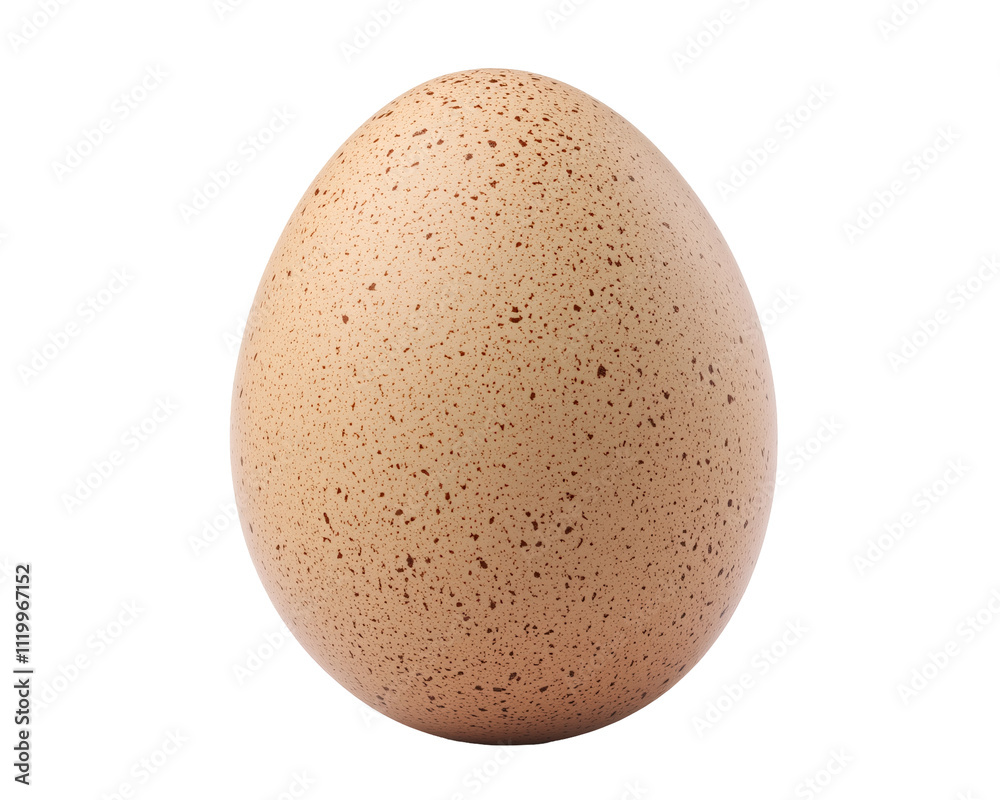 a brown egg with speckled spots a brown egg with speckled spots