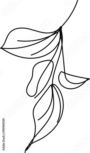 hand drawn flower