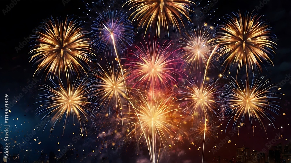 Happy New Year 2025 Festive Background Happy New Year 2025 Festive Background
