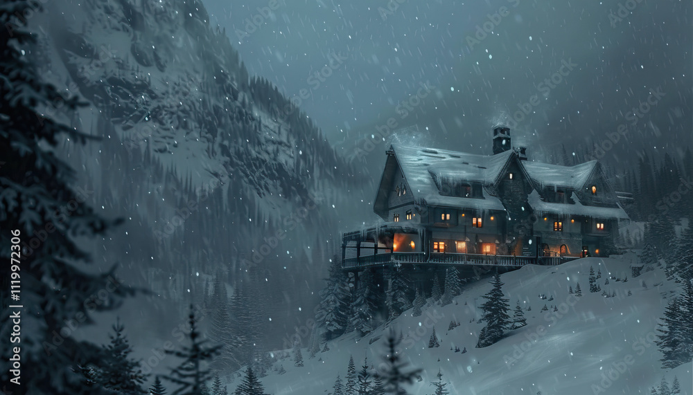 A mystery thriller set in a remote mountain lodge during a blizzard, where guests are trapped with a killer on the loose, and everyone is a suspect. A mystery thriller set in a remote mountain lodge during a blizzard, where guests are trapped with a killer on the loose, and everyone is a suspect.