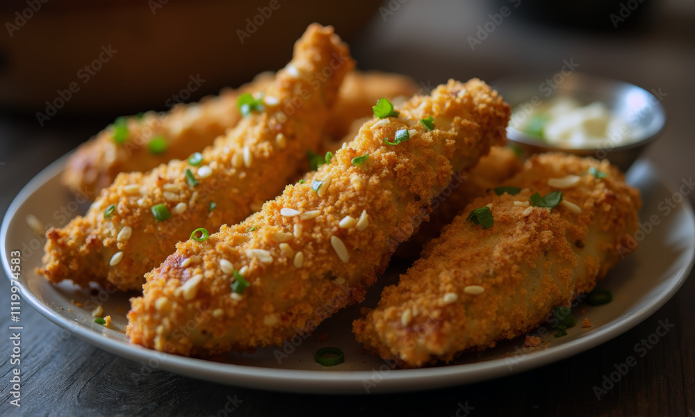 Almond Crusted Chicken Tenders Almond Crusted Chicken Tenders
