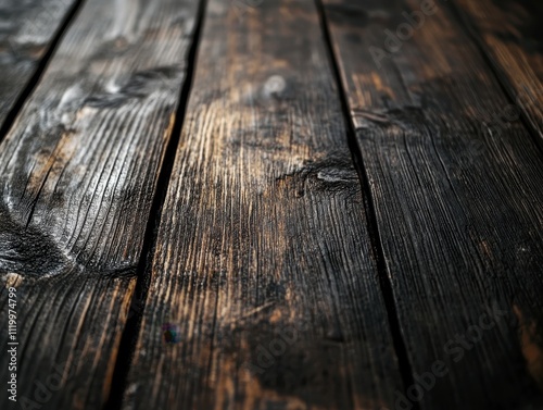 Dark Wood Grain Texture Background Image