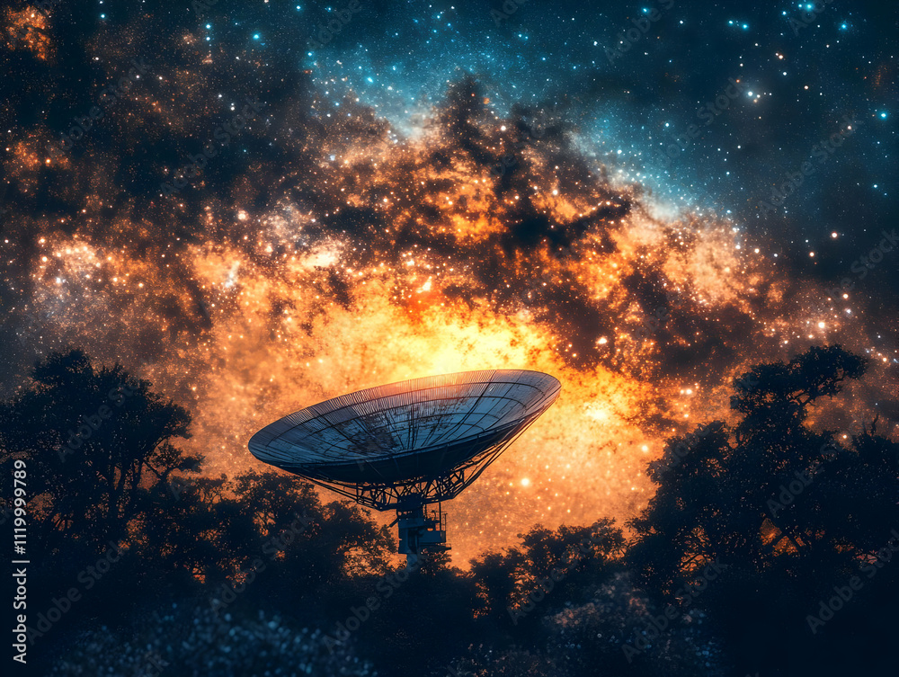 Cosmic Dish Illustration Cosmic Dish Illustration