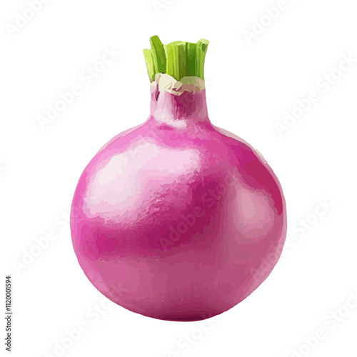 Realistic illustration of fresh fruit on a white background