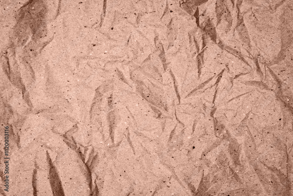 Crumpled wrapping paper texture. Natural recycled paper for packaging Crumpled wrapping paper texture. Natural recycled paper for packaging