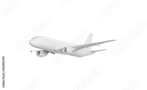 Airplane Mockup for Elegant and Professional Aviation Presentation