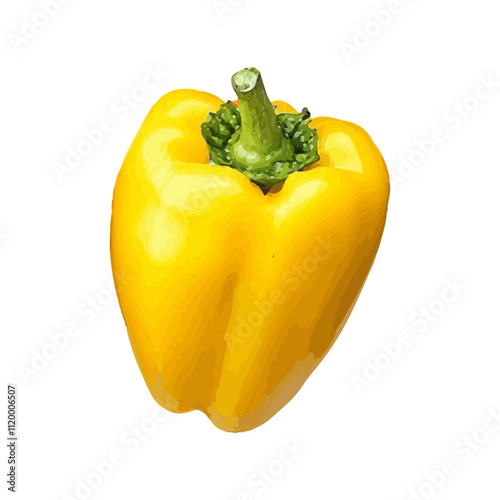 Realistic illustration of fresh fruit on a white background