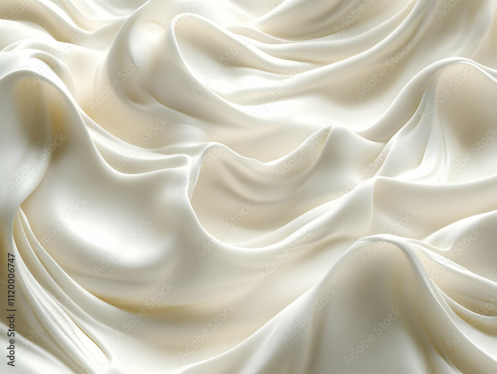 Obraz premium Creamy Abstract 3D Background