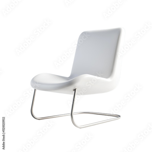 Chair transparent background room decoration material
