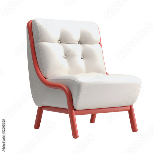Chair transparent background room decoration material
