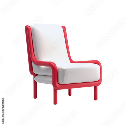 Chair transparent background room decoration material
