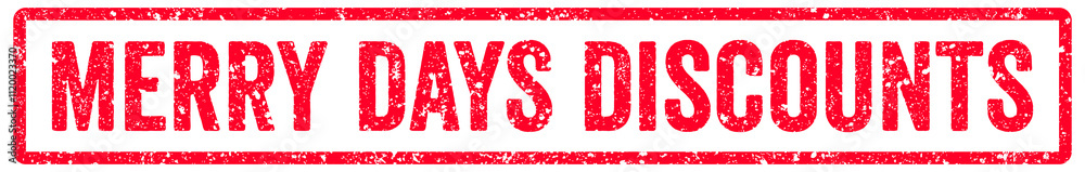 Merry Days Discounts Stamp Transparent Seal, Red Grunge Merry Days Discounts Word Rubber Stamp Seal Merry Days Discounts Stamp Transparent Seal, Red Grunge Merry Days Discounts Word Rubber Stamp Seal
