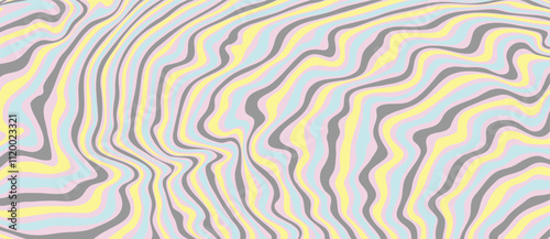 Acid wave rainbow line backgrounds