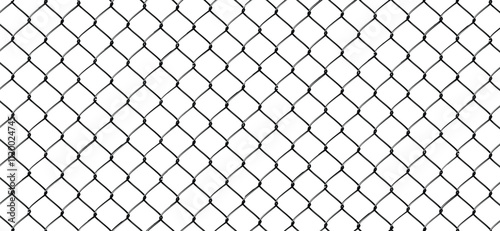 Realistic Steel Netting Seamless pattern
