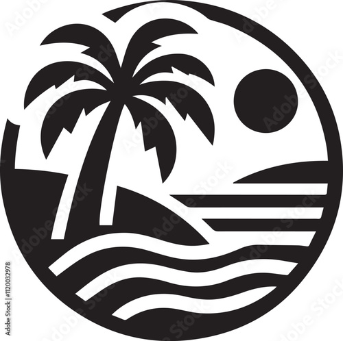 beach logo design