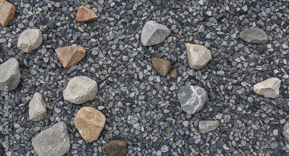 Rock Gravel on White background design Rock Gravel on White background design