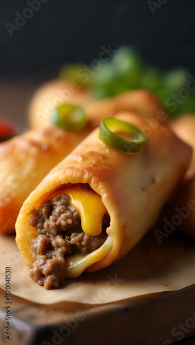 Cheeseburger Egg Rolls photo