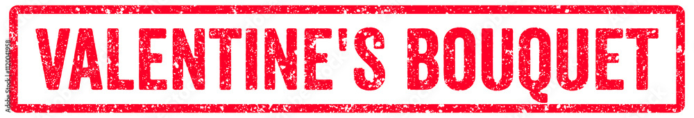 Valentine's Bouquet Stamp Transparent Seal, Red Grunge Valentine's Bouquet Word Rubber Stamp Seal Valentine's Bouquet Stamp Transparent Seal, Red Grunge Valentine's Bouquet Word Rubber Stamp Seal