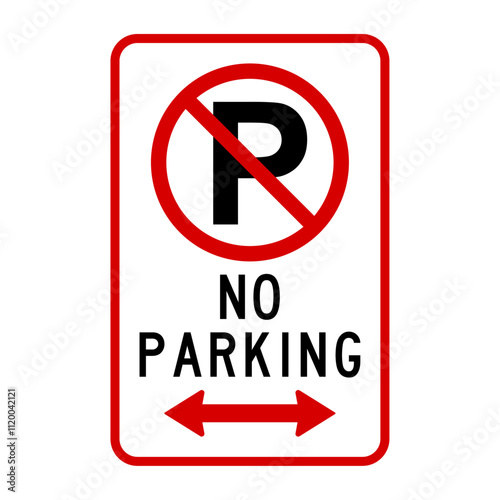 No parking sign