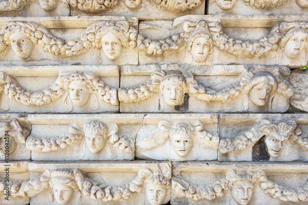 Obraz premium Beautiful view of the archaeological site of Aphrodisias, Turkey