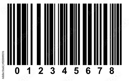 Barcode vector image, ITF barcode png image, ITF barcode, 