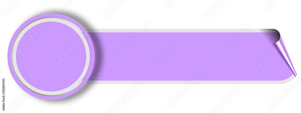 Easter Purple Ribbon Label Graphic Design Element Easter Purple Ribbon Label Graphic Design Element