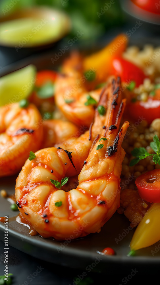 Grilled Shrimp with Quinoa Salad Grilled Shrimp with Quinoa Salad