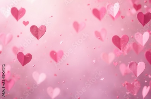 pink background with hearts