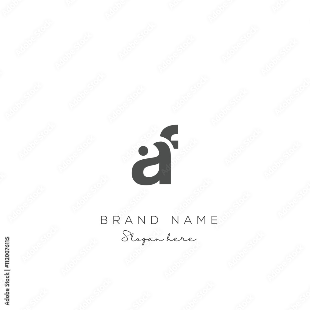 AF or FA letter logo icon design. Classic style luxury initials monogram. AF or FA letter logo icon design. Classic style luxury initials monogram.