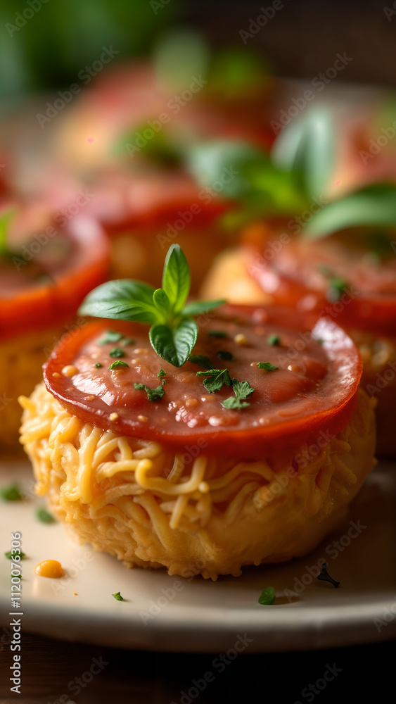 Ramen Pizza Bites