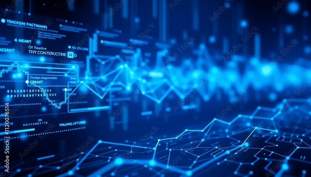 Abstract Digital Network Data Flow Tech Finance and Global Connectivity Abstract Digital Network Data Flow Tech Finance and Global Connectivity