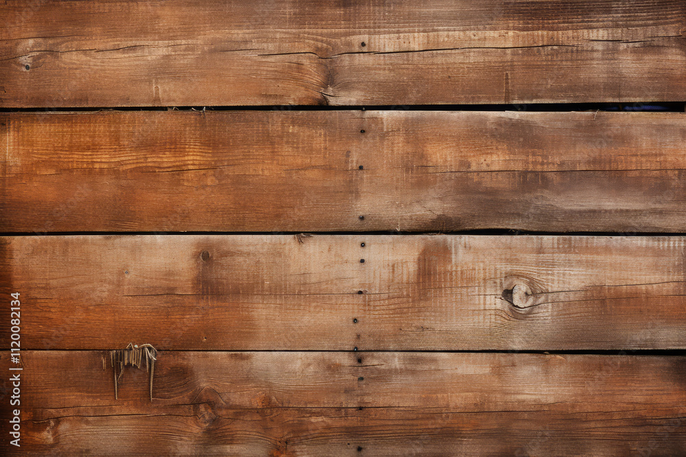 Fototapeta premium Processed collage of old retro wooden wall surface texture. Background for banner, backdrop