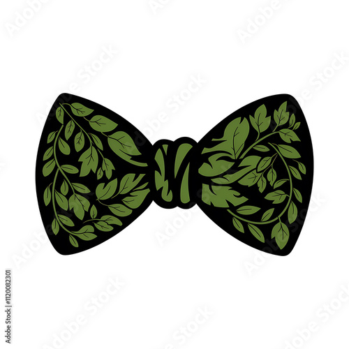 Bow tie isolated on transparent background isolated on white background cutout png design asset funny conceptNature photo