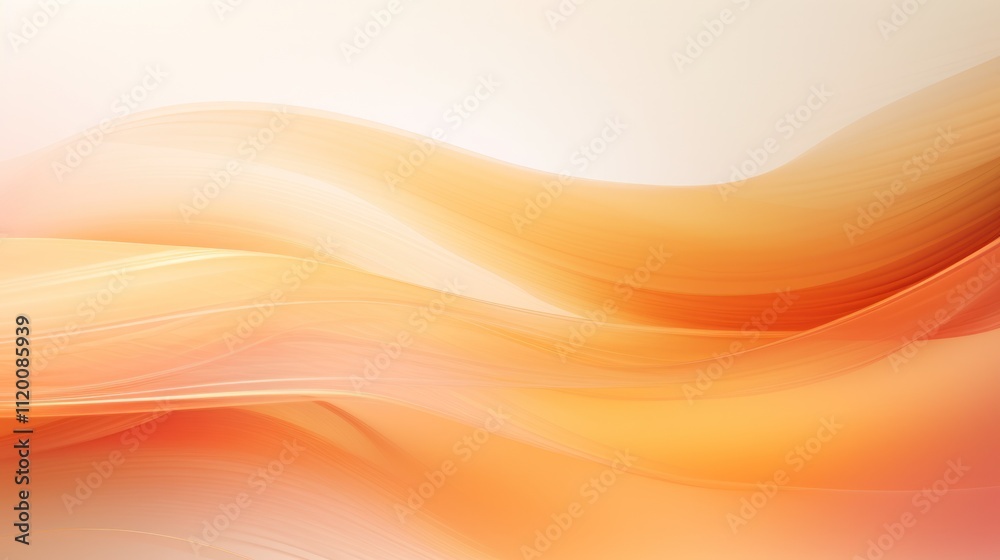 Abstract blurred light leaks in warm tones with soft gradients, isolated on white background
