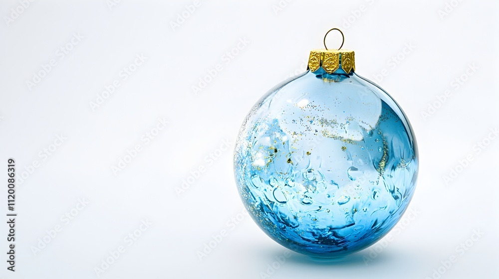 Serene Blue Christmas Ornament Serene Blue Christmas Ornament