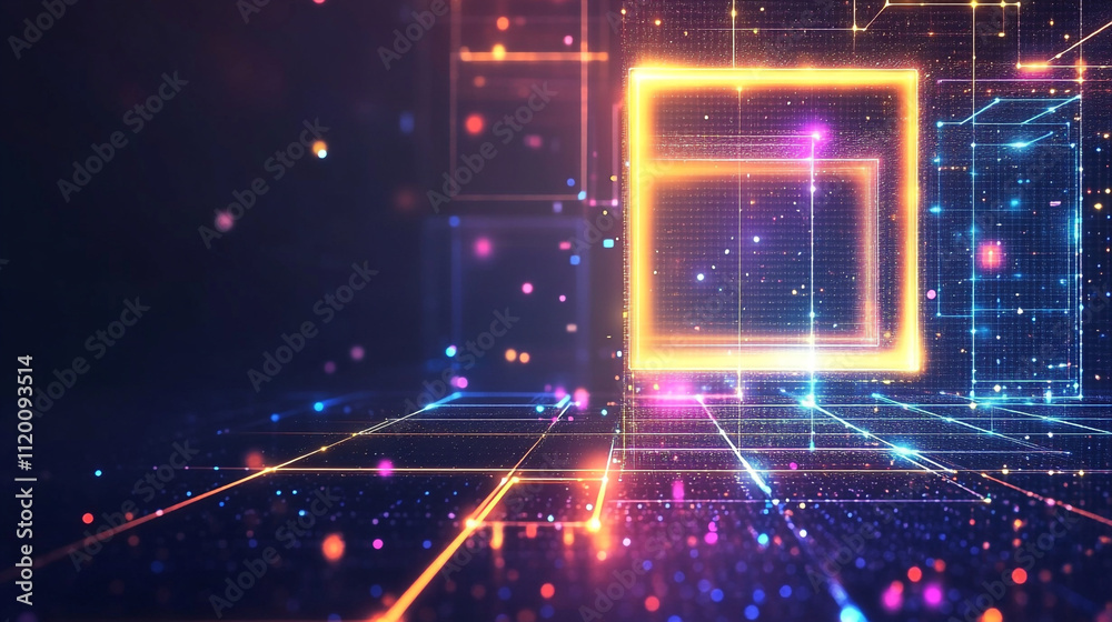 abstract futuristic neon background with glowing ascending lines. Fantastic Digital background for tech, AI, data, audio, graphics neon line technology background. abstract futuristic neon background with glowing ascending lines. Fantastic Digital background for tech, AI, data, audio, graphics neon line technology background.