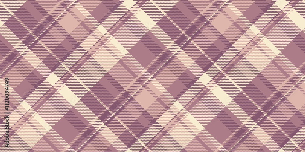 Checks tartan pattern seamless, vertical fabric vector texture. Sale plaid textile background check in light and pastel colors.