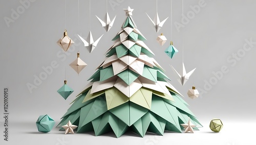 cristmas tree on white