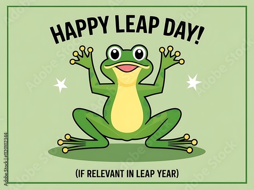 Happy Leap Day Frog Celebrates The Extra Day photo