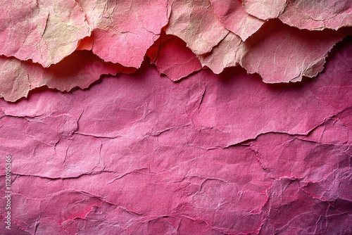 Wallpaper Mural Abstract textured paper in shades of pink, creating a visually appealing background. Torontodigital.ca