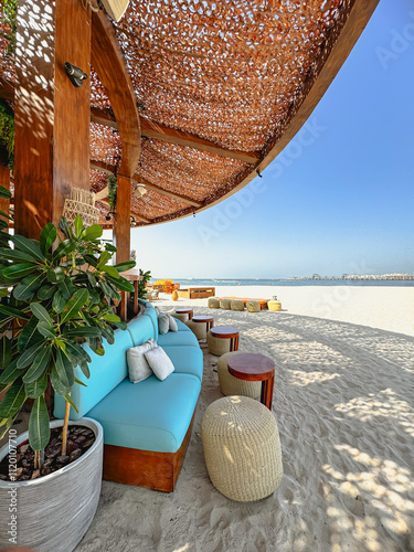 Photography relax in the beach in Dubai