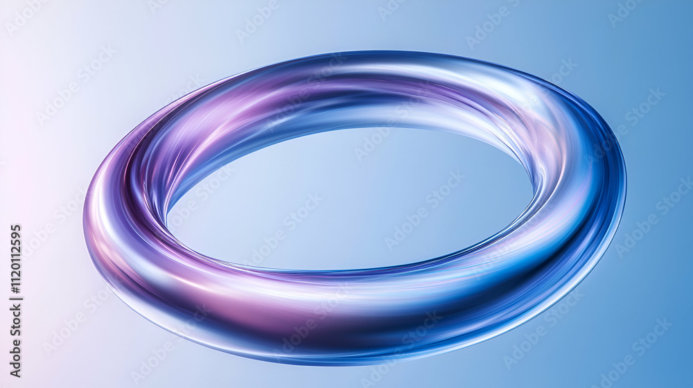 Abstract shape with smooth gradient colors. Abstract shape with smooth gradient colors.