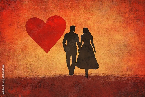 Heart-Shaped Infographic for Love Myths photo